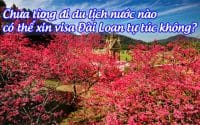 chua tung di du lich nuoc nao co the xin visa dai loan tu tuc khong