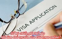 so ho chieu ghi the nao khi lam thu tuc xin visa dai loan online 1
