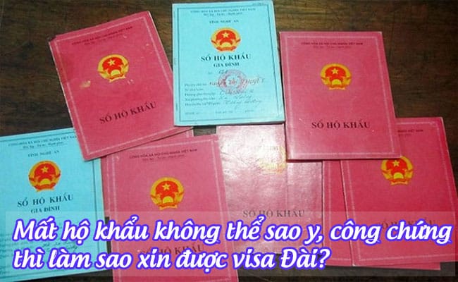 mat ho khau khong the sao y, cong chung thi lam sao xin duoc visa dai