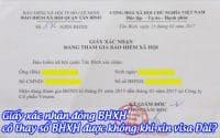 giay xac nhan dong BHXH co thay so BHXH duoc khong khi xin visa Dai