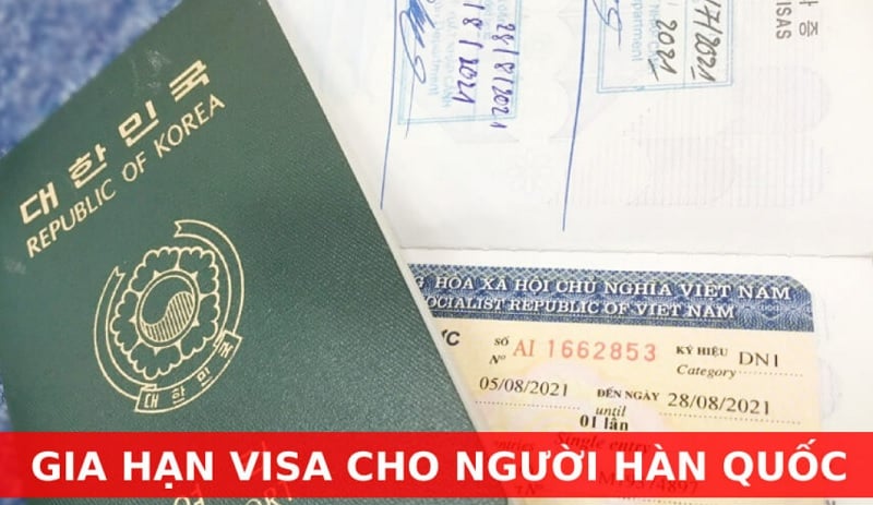 Gia hạn visa cho người hàn quốc