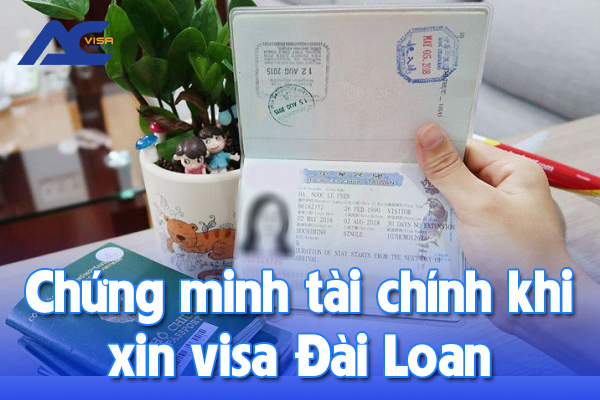 Chứng minh tài chính xin visa Đài Loan